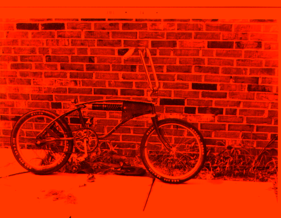 R.B. Gwin's Suspension Bike - Columbus, OH - July 1974